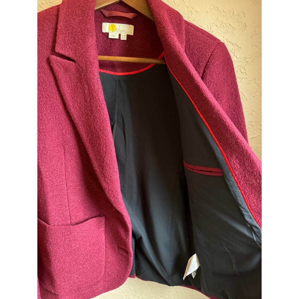 Boden textured wool & viscose blend blazer - Picture 5 of 9